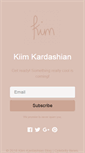 Mobile Screenshot of kiimkardashian.com